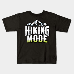 Hiking Mode Kids T-Shirt